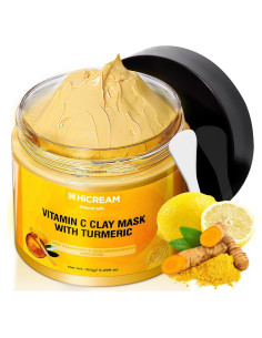 Mascarilla Facial de Arcilla Kaolin Cúrcuma Vitamina C 150g