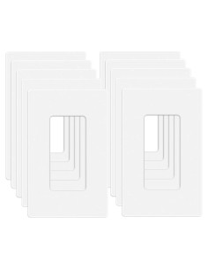 Paquete de 10 Placas de Pared Sin Tornillos MLLIZH 11.6x7 cm