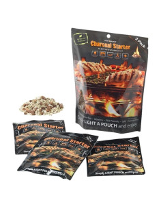 Insta-Fire 3 Paquetes Encendedores de Carbón Ecológicos