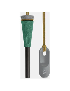 Encendedor Ferro Rod PRO Überleben - 15,000 golpes, mango madera