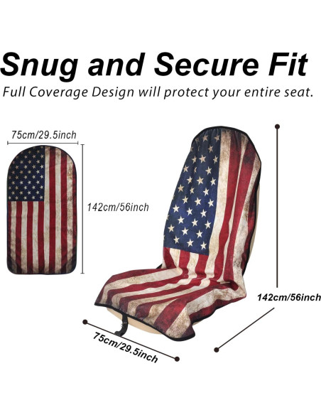 Cubierta de Asiento de Coche Zinytrae Impermeable 1 Pieza