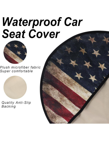 Cubierta de Asiento de Coche Zinytrae Impermeable 1 Pieza