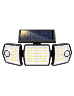 Lámpara Solar Enlazable VIVOHOME con 2 Sensores de Movimiento 2500LM