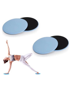 4 Discos Deslizantes Duales YVRUXIKN para Entrenamiento de Núcleo