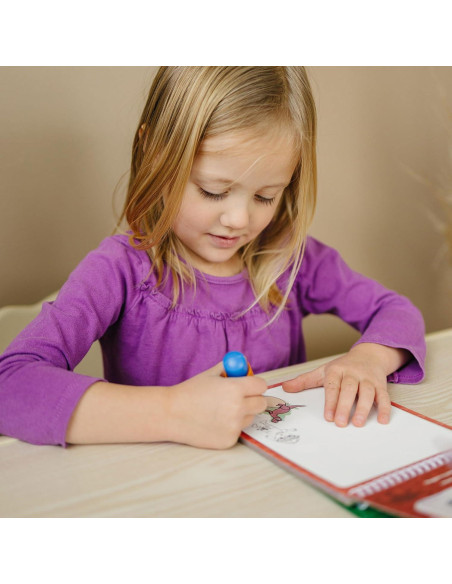 Libro de Actividades KangaToys Familias de Dinosaurios - Pincel de Agua Reutilizable Libro de Actividades KangaToys Familias de Dinosaurios - Pincel de Agua Reutilizable