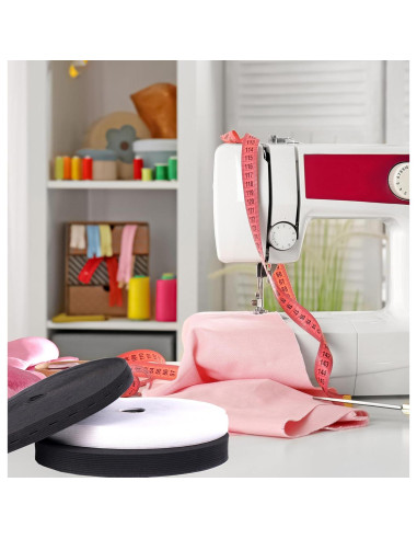 Banda Elástica Ancha Mandala Crafts 1.27 cm Beige 80 Metros