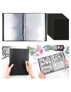 Álbum de Almacenamiento para Sellos y Troqueles CYFUN 80 Bolsillos