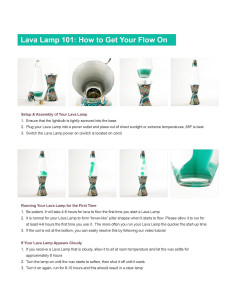 Lámpara de Lava Spencer Gifts 43 cm Hamsa Cera Blanca 2