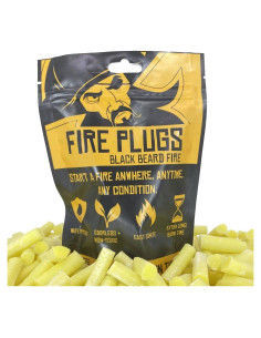 Tapones de Fuego Black Beard (50 Unidades) | Encendedor Resistente
