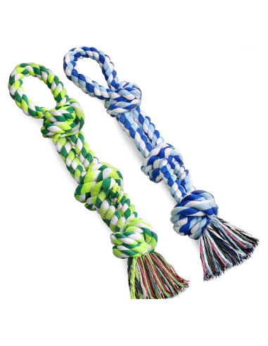 Juguetes de Cuerda para Perros UPSKY 2 Piezas 29cm Resistentes