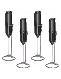 Batidor de Leche Manual Simple Deluxe 4 Pcs Acero Inoxidable