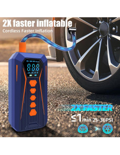 Compresor de Aire Portátil Lockenstab CQB0002 150 PSI Inalámbrico 2