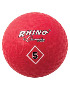 Pelota de Patio Champion Sports 12.7 cm - Nylon 2 capas Roja