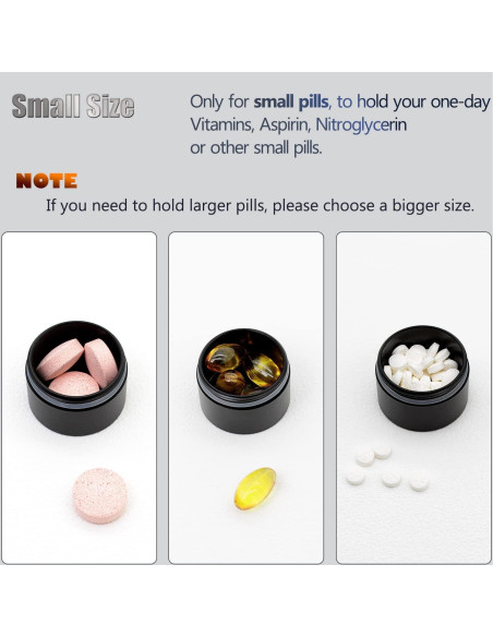 Estuche de Pastillas PPFISH EDC Mini Aluminio Impermeable