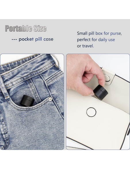 Estuche de Pastillas PPFISH EDC Mini Aluminio Impermeable