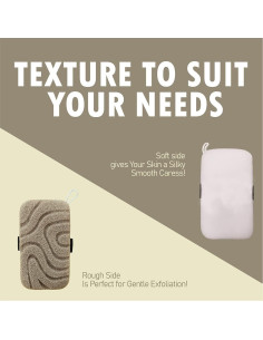 Esponja de Baño Exfoliante myHomeBody con Correa Reversible 2