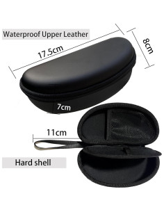 Estuche 2 en 1 para Lentes de Contacto y Gafas Azul 2