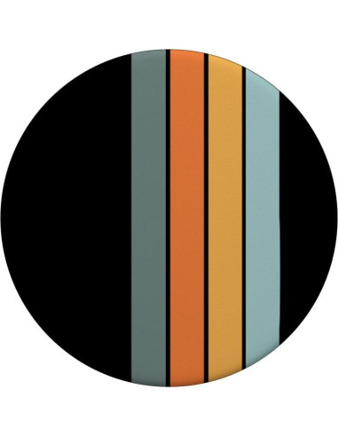 PopSockets Standard PopGrip Retro Atardecer Negro 136g