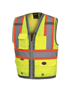 Chaleco de Seguridad Pioneer Alta Visibilidad 12 Bolsillos