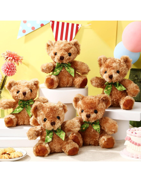 Osos de Peluche Amarillo Claro HyDren 20 cm - 24 Piezas