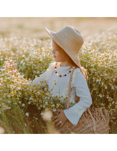 Whaline 100 Perlas de Silicona Marrón para Manualidades DIY