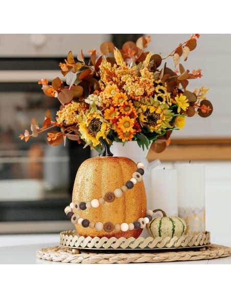 Whaline 100 Perlas de Silicona Marrón para Manualidades DIY