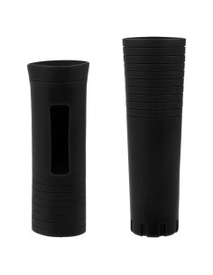 Cubierta de Silicona para Mango de Micrófono 2PCS - Negra