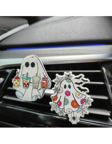 3 Pcs Ambientadores de Auto Fantasma Halloween LCWLJL