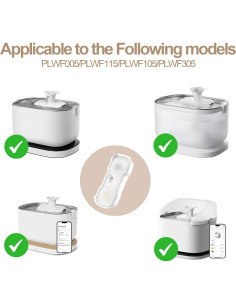 8 Filtros de Reemplazo para Fuente de Agua Gatos PETLIBRO 2