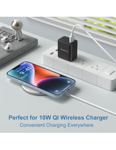 Cargador Rápido USB-A OKRAY 18W Paquete de 2 Adaptadores 2