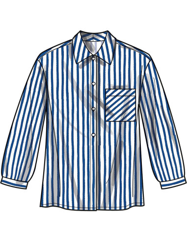 Kit de Patrones de Costura Simplicity para Camisas Tallas 20W-28W