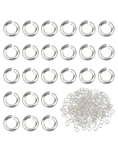 Anillas de Salto Abiertas PH PandaHall 200pcs Plata 925 2.5mm