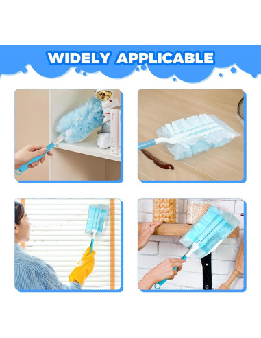 3 Mangos de Repuesto LYASIL para Plumero Swiffer - Ecológicos