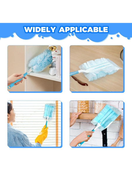 3 Mangos de Repuesto LYASIL para Plumero Swiffer - Ecológicos