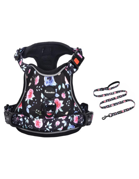 Conjunto Arnés y Correa Petmolico XS Rosa, Sin Estrangulación Conjunto Arnés y Correa Petmolico XS Rosa, Sin Estrangulación