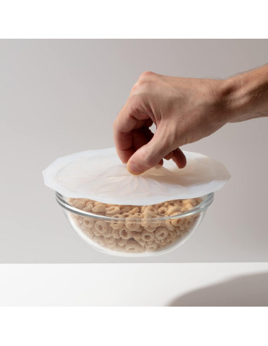 Tapa de Silicón GIR 6 Pulgadas Blanca para Tazones y Platos