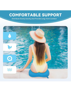 Asiento Elevador para Jacuzzi Idle Hippo, Malla 4D Ergonómica 2