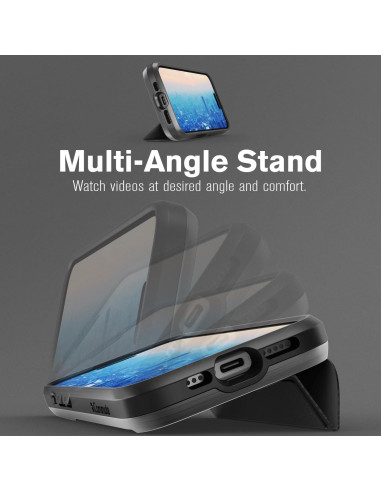 Funda de Cartera VENA vCommute para iPhone 16 Pro - Negro