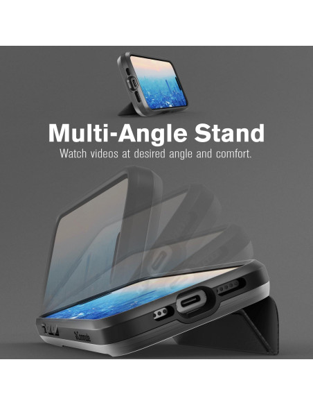 Funda de Cartera VENA vCommute para iPhone 16 Pro - Negro