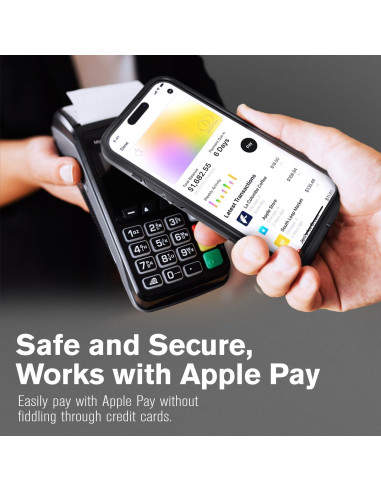 Funda de Cartera VENA vCommute para iPhone 16 Pro - Negro