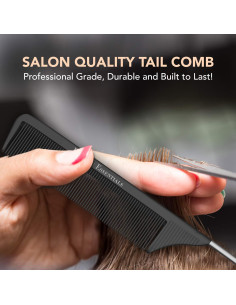 Peine de Cola Profesional Bardeau Essentials 22.4 cm Antiestático 2