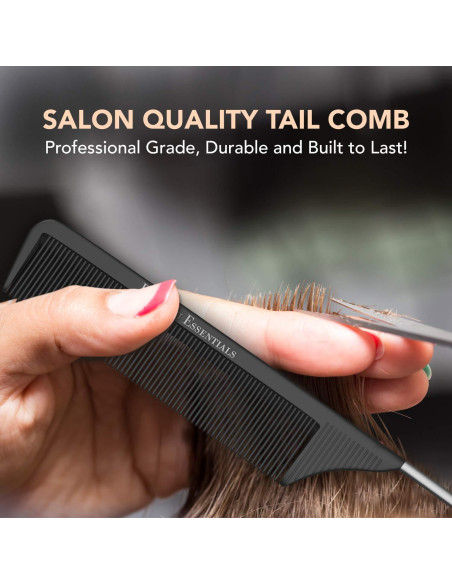 Peine de Cola Profesional Bardeau Essentials 22.4 cm Antiestático