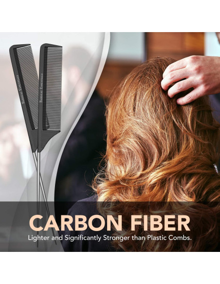 Peine de Cola Profesional Bardeau Essentials 22.4 cm Antiestático