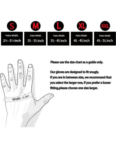 DULFINE Guantes de Trabajo Medianos Rojo 3 Pares Alta Destreza