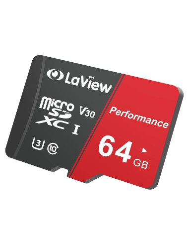 Tarjeta Micro SD LaView 64GB UHS-I 95MB/s Full HD A1