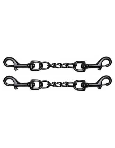 Clip de Seguridad para Collar de Perro DEYACE 20cm y 25cm Negro