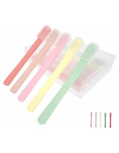 Cepillo de Silicona Suave para Párpados Sensibles - 5 Piezas