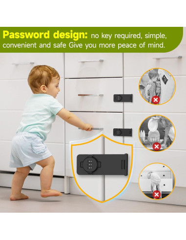 Cerradura de Combinación Mixizigoz Mi-Door Lock E 3 Dígitos