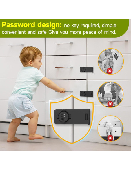 Cerradura de Combinación Mixizigoz Mi-Door Lock E 3 Dígitos