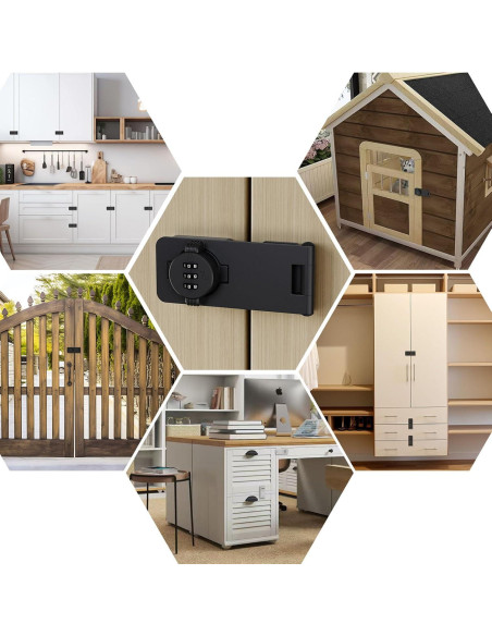 Cerradura de Combinación Mixizigoz Mi-Door Lock E 3 Dígitos